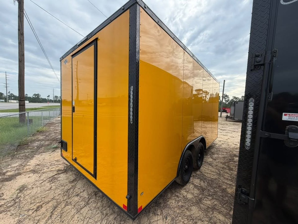 8.5′ × 16′ Enclosed Cargo
